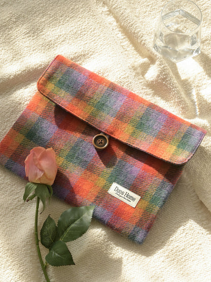 Laptop Sleeve -100% Cashmere - Brown
