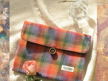 Laptop Sleeve -100% Cashmere - Brown