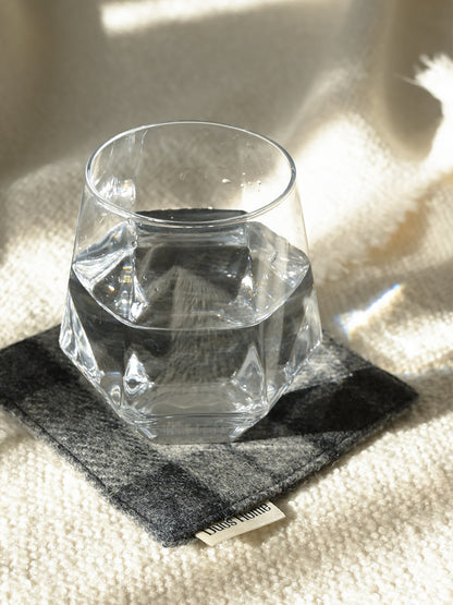 Duos Home 100% Wool Double-Sided Coaster - Heritage Burgundy