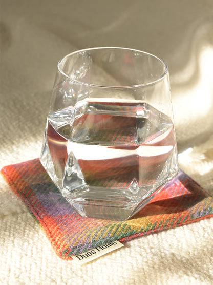 Duos Home 100% Wool Double-Sided Coaster - Heritage Burgundy