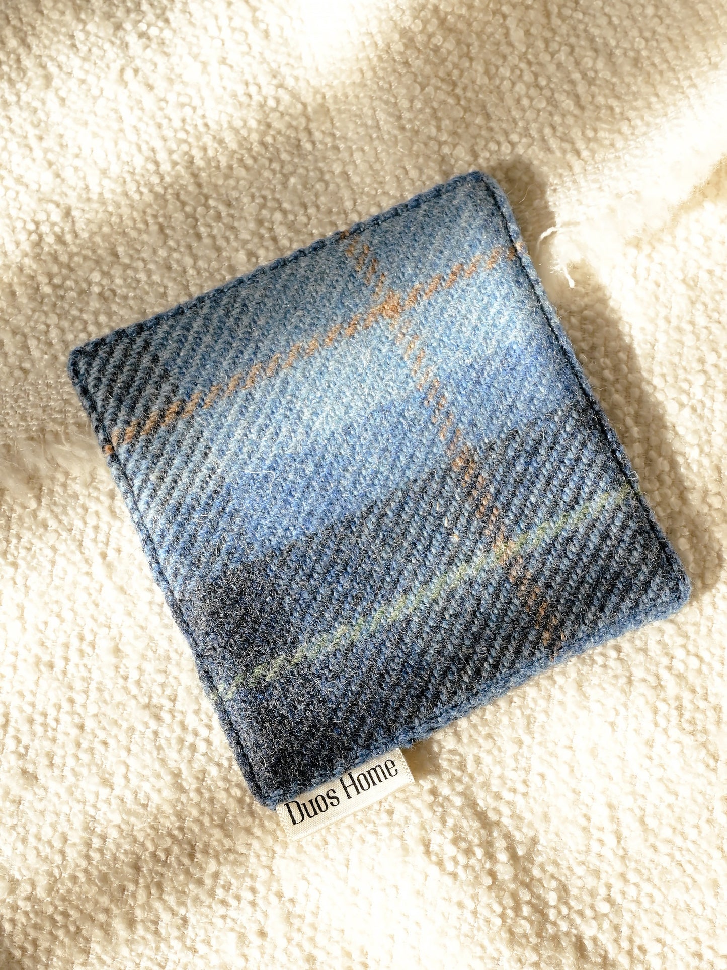 Duos Home 100% Wool Double-Sided Coaster - Heritage Burgundy