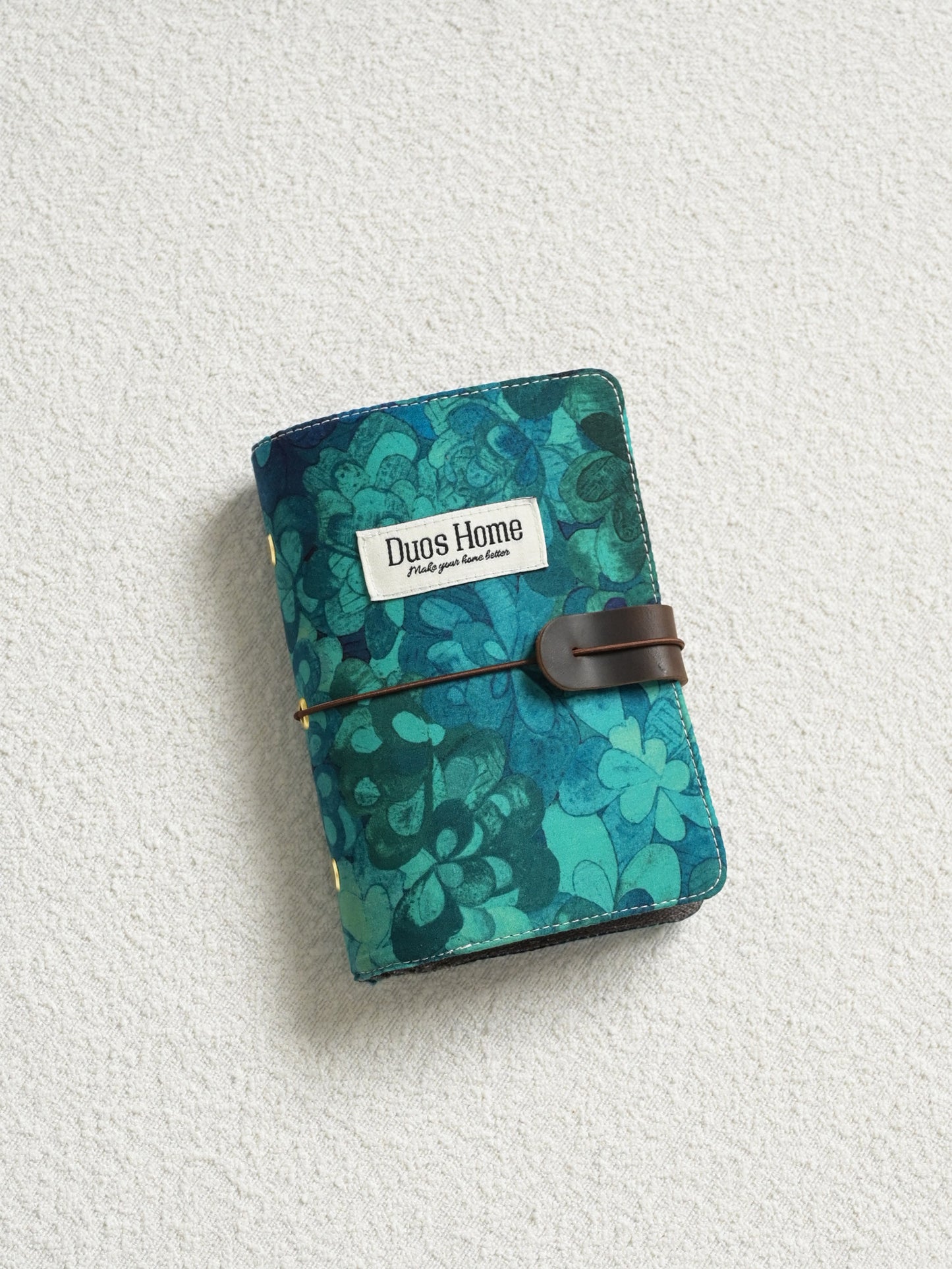 Liberty London Leather-Trimmed Planner -  Lagoon Serenity