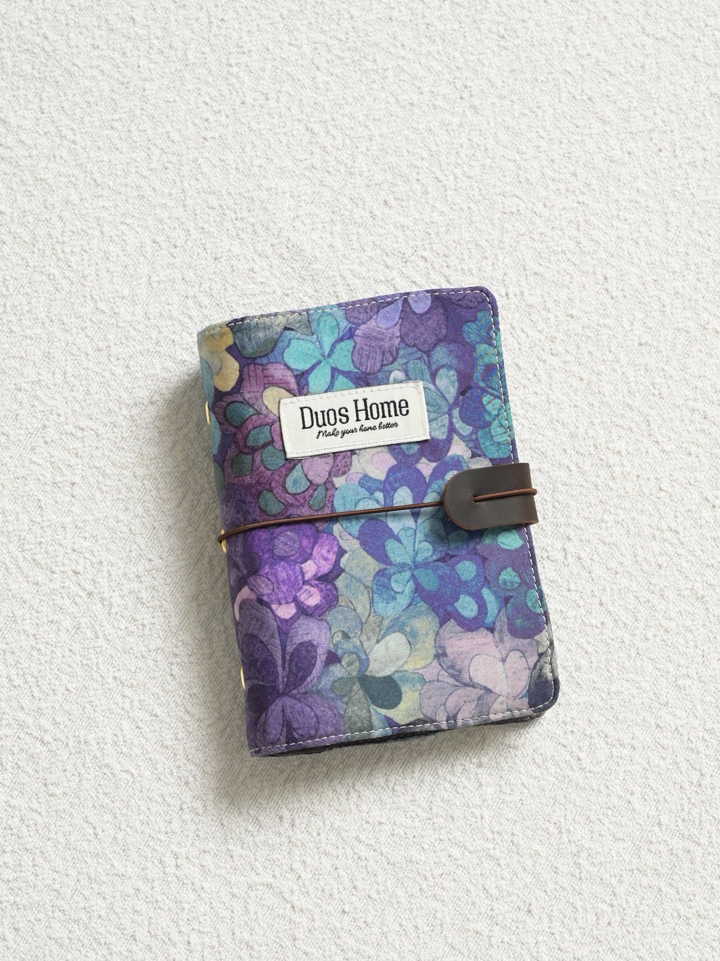 Liberty London Leather-Trimmed Planner -  Lagoon Serenity