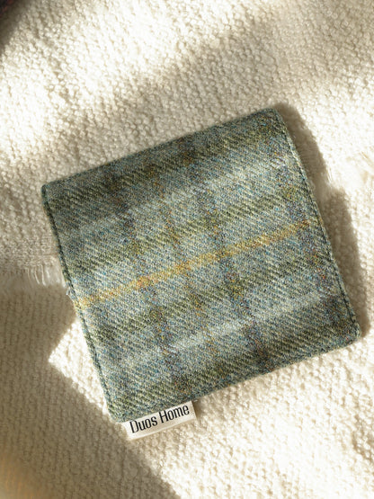 Duos Home 100% Wool Double-Sided Coaster - Heritage Burgundy