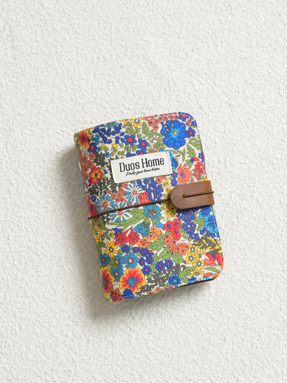 Liberty London Leather-Trimmed Planner -  Lagoon Serenity