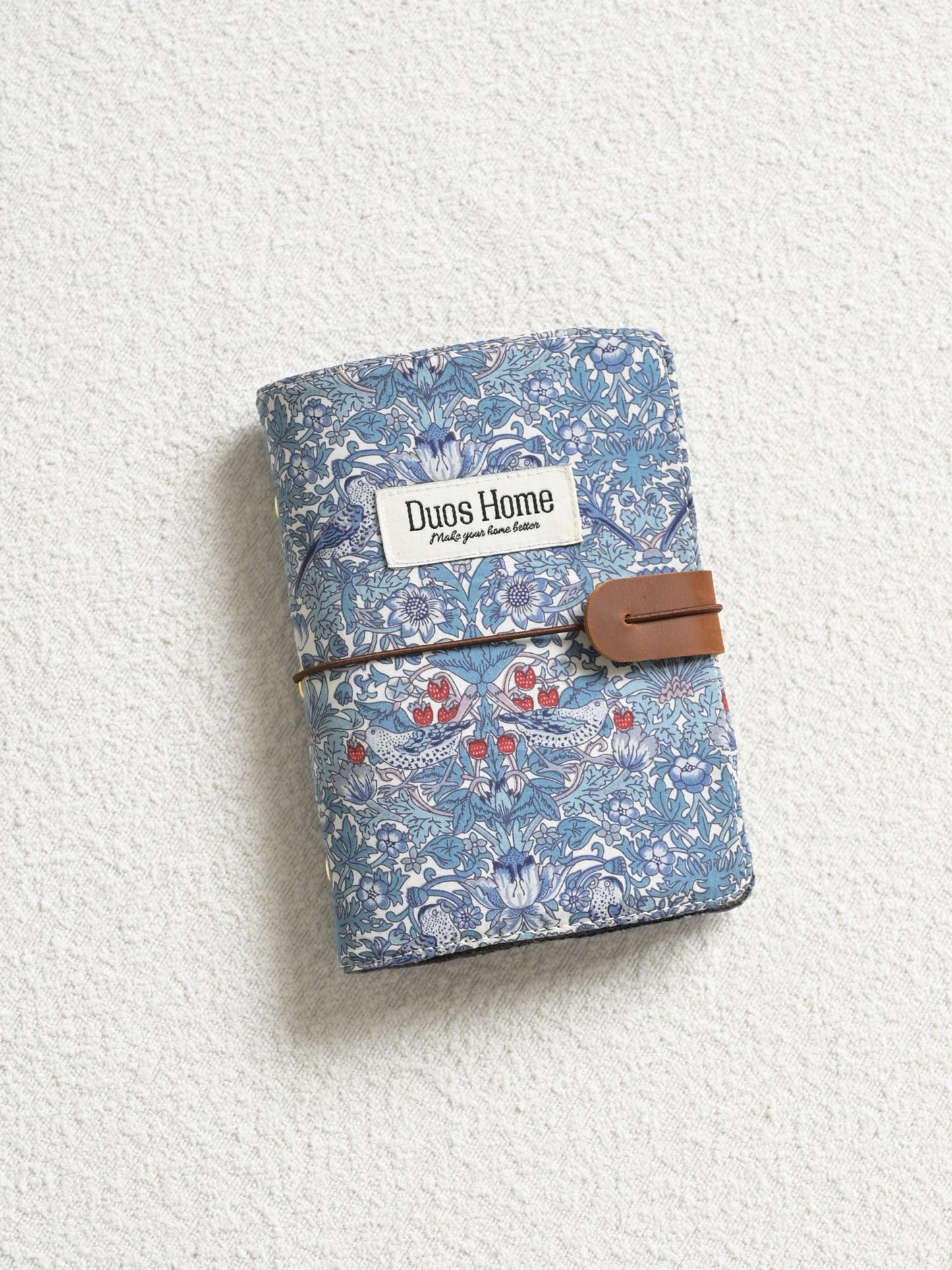 Liberty London Leather-Trimmed Planner -  Lagoon Serenity